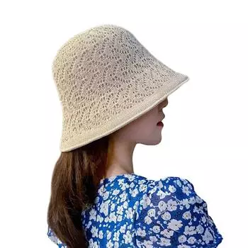 Женская шляпа от солнца, 1 шт., шляпа-ведро из полиэстера, рыбацкая шляпа с козырьком, дышащая уличная анти-УФ-защита хаки