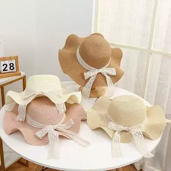 Женская шляпа от солнца с широкими полями, защита от ультрафиолета, соломенная кепка, модная летняя пляжная шляпа хаки