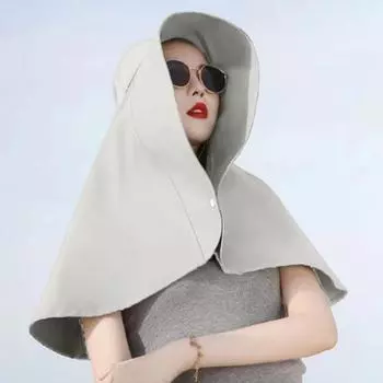 Женская шляпа от солнца, шаль, дизайн, шея, защита от солнца, защита от ультрафиолета, очень большой полевой козырек, складная, для путешествий, садоводства, походов, отдыха на природе розовый