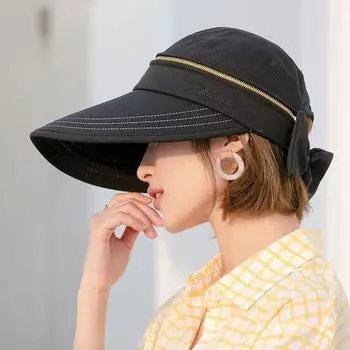 Женская шляпа с большими полями и бантом для путешествий, велоспорта, рыбака, съемная шляпа от солнца, женская кепка, панама оранжевый