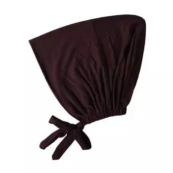 Женская шляпа-тюрбан Ближневосточная однотонная регулируемая для покрытия волос Головной платок Шляпа с эластичной лентой Маленькая шляпа