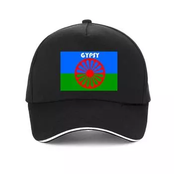 Женская шляпа унисекс с национальным флагом цыганского народа и графическим принтом, уличный козырек, дышащая бейсболка, шляпы с цыганским флагом Adjustable