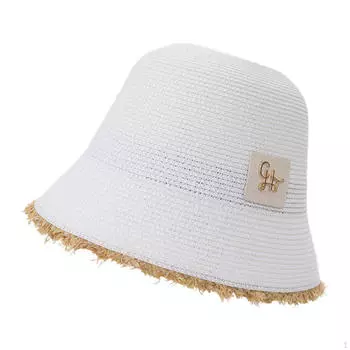 Женская шляпа-ведро Креативный рыбак для путешествий Поездки на день рождения Вечеринка на свежем воздухе хаки