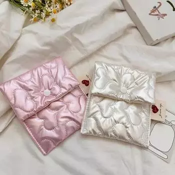 Женская симпатичная розовая сумка для хранения гигиенических прокладок Love, многофункциональная сумка для хранения гигиенических прокладок Zero Wallet для студентов