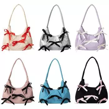 Женская симпатичная сумка через плечо с застежкой-молнией, дорожная сумка для подмышек, женская сумка для свиданий Purple