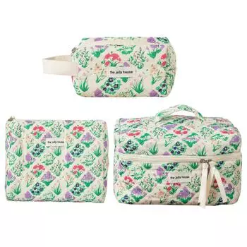 Женская симпатичная сумка для хранения на молнии, стеганая косметичка, повседневная сумка, набор кошельков