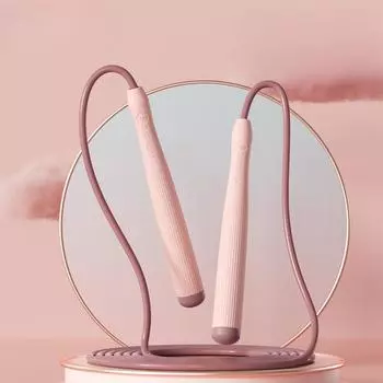 Женская скакалка для фитнеса, специальная спортивная скакалка для взрослых, простая студенческая скакалка для взрослых для похудения, гоночная скакалка K6, гоночная скакалка розовый