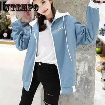 Женская солнцезащитная одежда, весенне-летний свободный универсальный кардиган с капюшоном, свободная уличная одежда большого размера, тонкое пальто XXL розовый