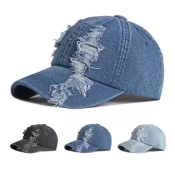 Женская солнцезащитная шляпа на весну и лето, джинсовая бейсболка, шляпа Snapback, шляпа с солнцезащитным козырьком, шляпа для рыбалки, козырек чёрный