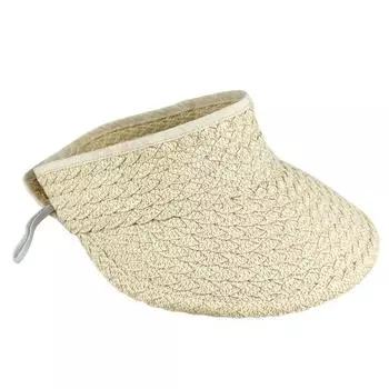 Женская соломенная шляпа с защитой от солнца, широкими полями, дышащая летняя шляпа, пустая верхняя складная шляпа от солнца, модные аксессуары