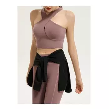 Женская спортивная фитнес-йога облегающая юбка на бретелях average size белый