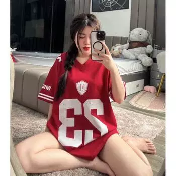 Женская спортивная футболка с короткими рукавами и принтом, свободный и удобный топ унисекс 4XL