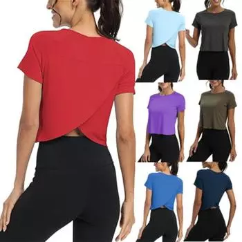 Женская спортивная майка для фитнеса, спортивная майка, футболка для йоги, быстросохнущая жилетка для бега в тренажерном зале S темно серый