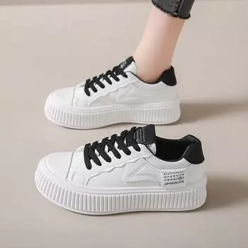 Женская спортивная обувь на шнуровке, повседневная, удобная, для активного отдыха, весна, высококачественная, нескользящая женская обувь Zapatillas De Mujer 36