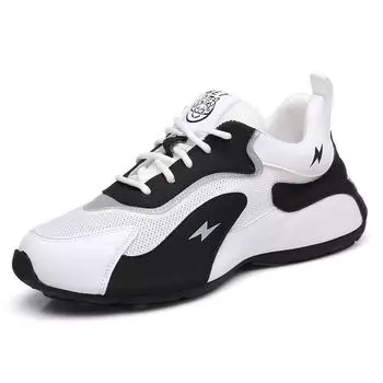 Женская спортивная обувь с дышащей сеткой, модная универсальная нескользящая повседневная обувь 35 чёрный