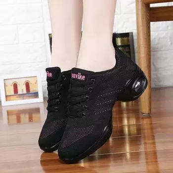 Женская спортивная обувь с мягкой подошвой для танцев Breath, кроссовки для женщин, обувь для практики, обувь для современных танцев в стиле джаз 35