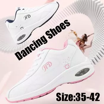Женская спортивная повседневная обувь большого размера, балетки, обувь для латинских танцев 35 синий/белый
