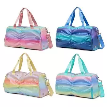 Женская спортивная сумка, водонепроницаемая большая вместительная сумка для йоги, многофункциональная Green