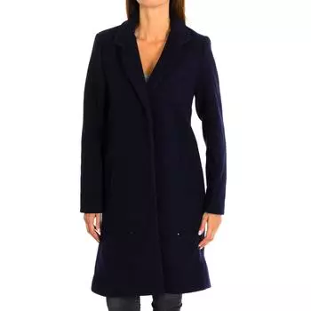 Женская стеганая куртка 9498 с длинными рукавами S синий