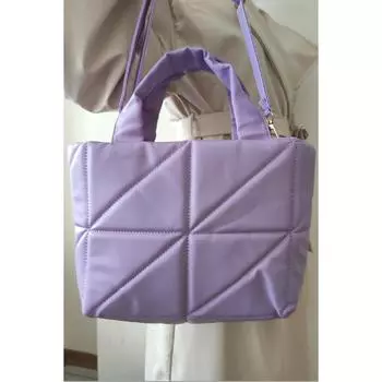 Женская стеганая пуховая сумка En30cm Размер 23см