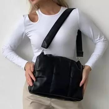 Женская стеганая сумка через плечо из мягкого хлопка в форме подушки, дизайнерские сумки через плечо, роскошная большая сумка из искусственной кожи, модная