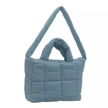 Женская стеганая сумка-тоут, большая вместимость, стеганая клетчатая сумка, однотонная стеганая сумка с верхней ручкой, женская дорожная сумка зелёный