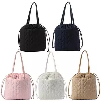 Женская стеганая сумка-тоут, модная сумка-тоут, повседневная мягкая сумка на плечо, пышная сумка-саквояж, повседневный кошелек для свиданий синий