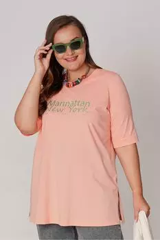 Женская стильная футболка большого размера, хлопковая футболка с принтом
