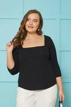 Женская стильная футболка большого размера с гибкой посадкой