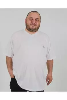 Женская стильная футболка большого размера Футболка больших размеров