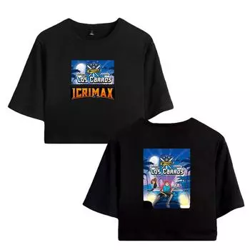 Женская стильная футболка с принтом Icrimax, короткий рукав, круглый вырез, облегающий покрой, повседневные укороченные топы на лето XS розовый