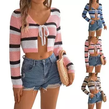 Женская стильная сексуальная удобная куртка для отдыха L синий