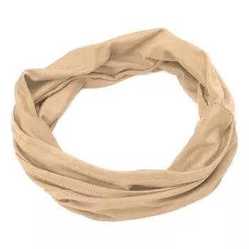 Женская стрейчевая повязка на голову хаки