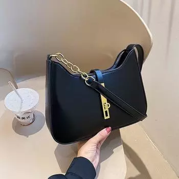 Женская сумка 2023. Универсальная сумка для подмышек. Модная простая портативная женская сумка. белый