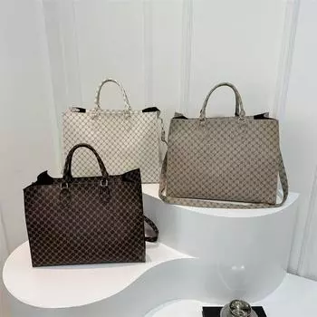 Женская сумка 2024 года, новая модная и атмосферная сумка через плечо большой емкости, женская сумка-тоут для поездок на работу