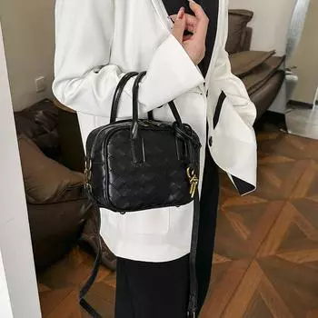 Женская сумка 2024 года, новая модная сумка-мессенджер, осень-зима, сумка Boston, сумка-чувство, женская простая нишевая сумка белый