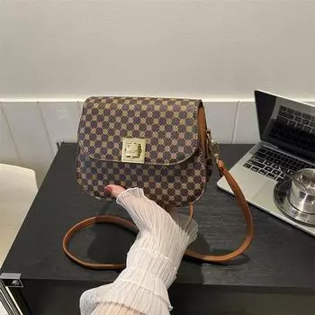 Женская сумка 2024 года, новая модная тенденция, ретро-сумка через плечо, простая фактура, сумка-мессенджер в иностранном стиле, маленькая квадратная сумка белый