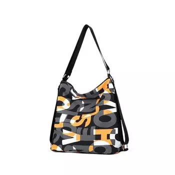 Женская сумка 2024 года, новая нейлоновая сумка через плечо, женская большая вместимость, рюкзак двойного назначения с буквенным принтом, дорожная сумка Oxford