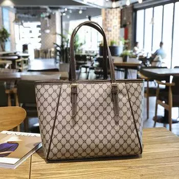 Женская сумка 2024 года, осень-зима, новая модная универсальная сумка через плечо большой емкости, переносная большая сумка, женская сумка