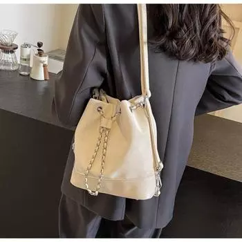 Женская сумка 2024, новая модная универсальная высококачественная сумка-ведро для воды, маленькая и модная стильная сумка на одно плечо под мышками