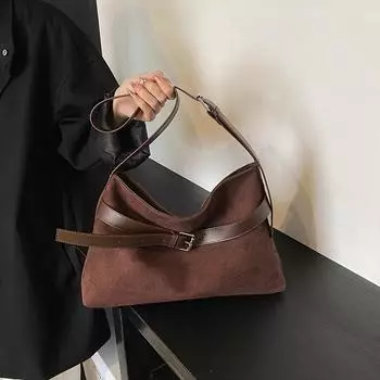 Женская сумка Advanced Sense большой вместимости, простая сумка на одно плечо для поездок на работу