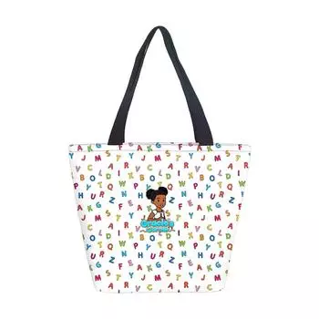 Женская сумка Африканская девушка Девушка Сумка через плечо Печатная Холщовая Сумка Модный тренд Большая вместительная сумка-тоут