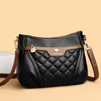 Женская сумка Атмосферная сумка среднего возраста Сумка через плечо Женская модная сумка через плечо чёрный