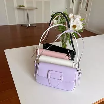 Женская сумка-багет Thai Polly в стиле ретро через плечо - 2025 Niche Design