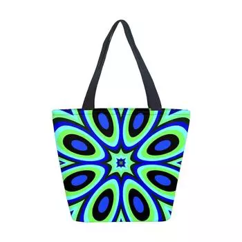 Женская сумка без темы для девочек, сумка через плечо, напечатанная холщовая сумка, модная трендовая сумка-тоут большой емкости