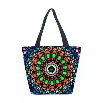 Женская сумка без темы для девочек, сумка через плечо, напечатанная холщовая сумка, модная трендовая сумка-тоут большой емкости