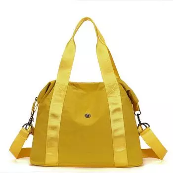 Женская сумка, большая вместительная сумка-тоут, нейлоновая, с защитой от брызг, сумка через плечо Sailor Bill, модная, простая сумка через плечо чёрный