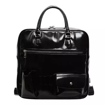 Женская сумка, большой емкости, рюкзак, сумка-тоут для поездок на работу чёрный