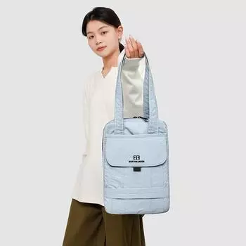 Женская сумка большой вместимости для коротких расстояний, легкая дорожная сумка через плечо синий