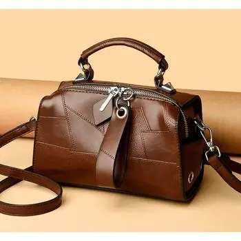 Женская сумка большой вместимости, модная сумка-мессенджер на осень и зиму 23cm*11cm*14cm коричневый